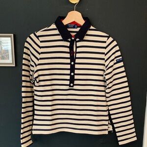 Saint James L’atelier striped polo shirt